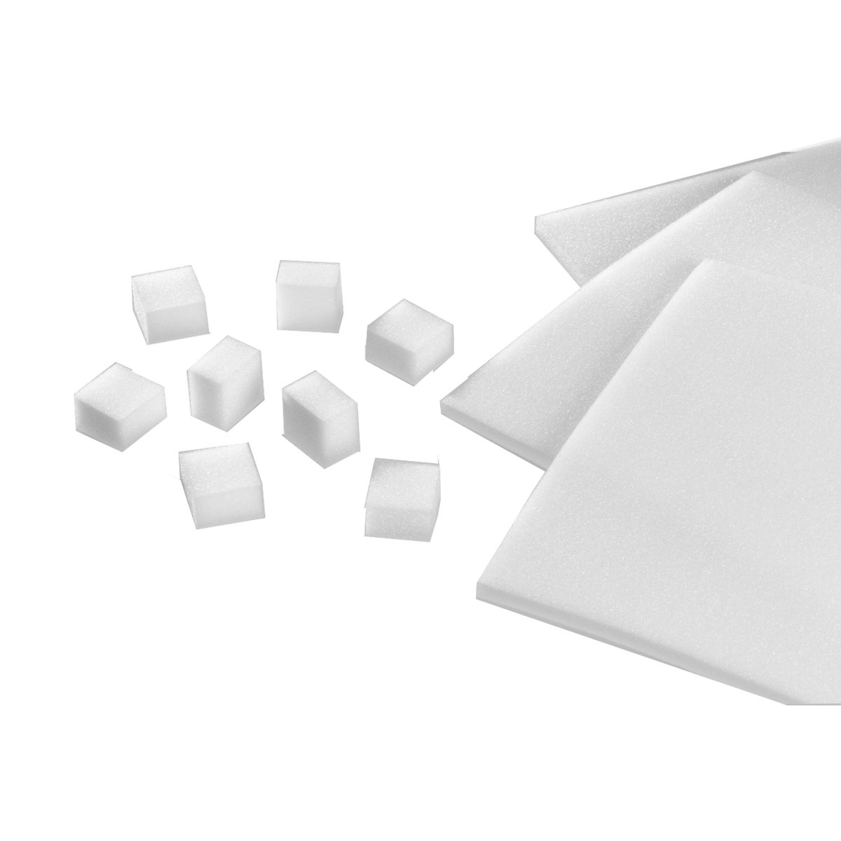 Foam Cubes and Sheets Image
